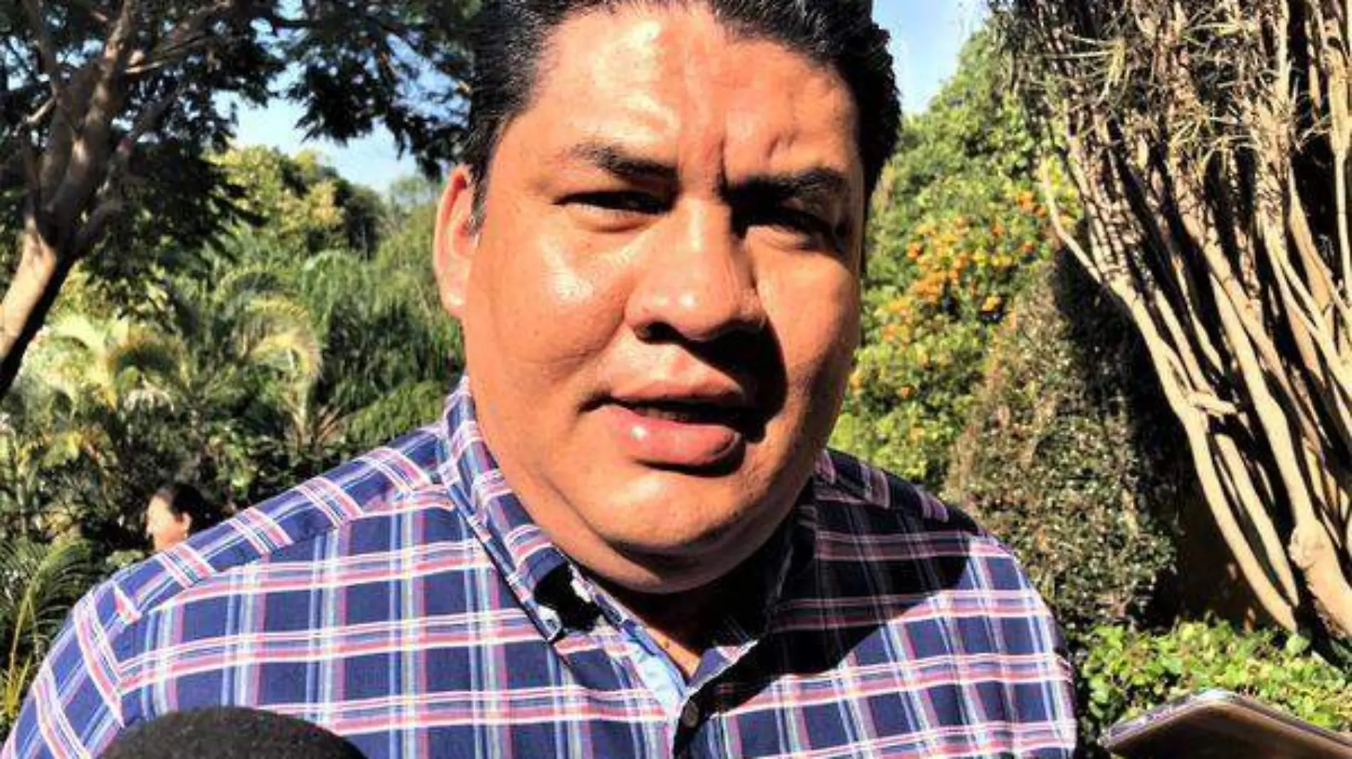 El alcalde de Yecapixtla, Francisco Sánchez Zavala